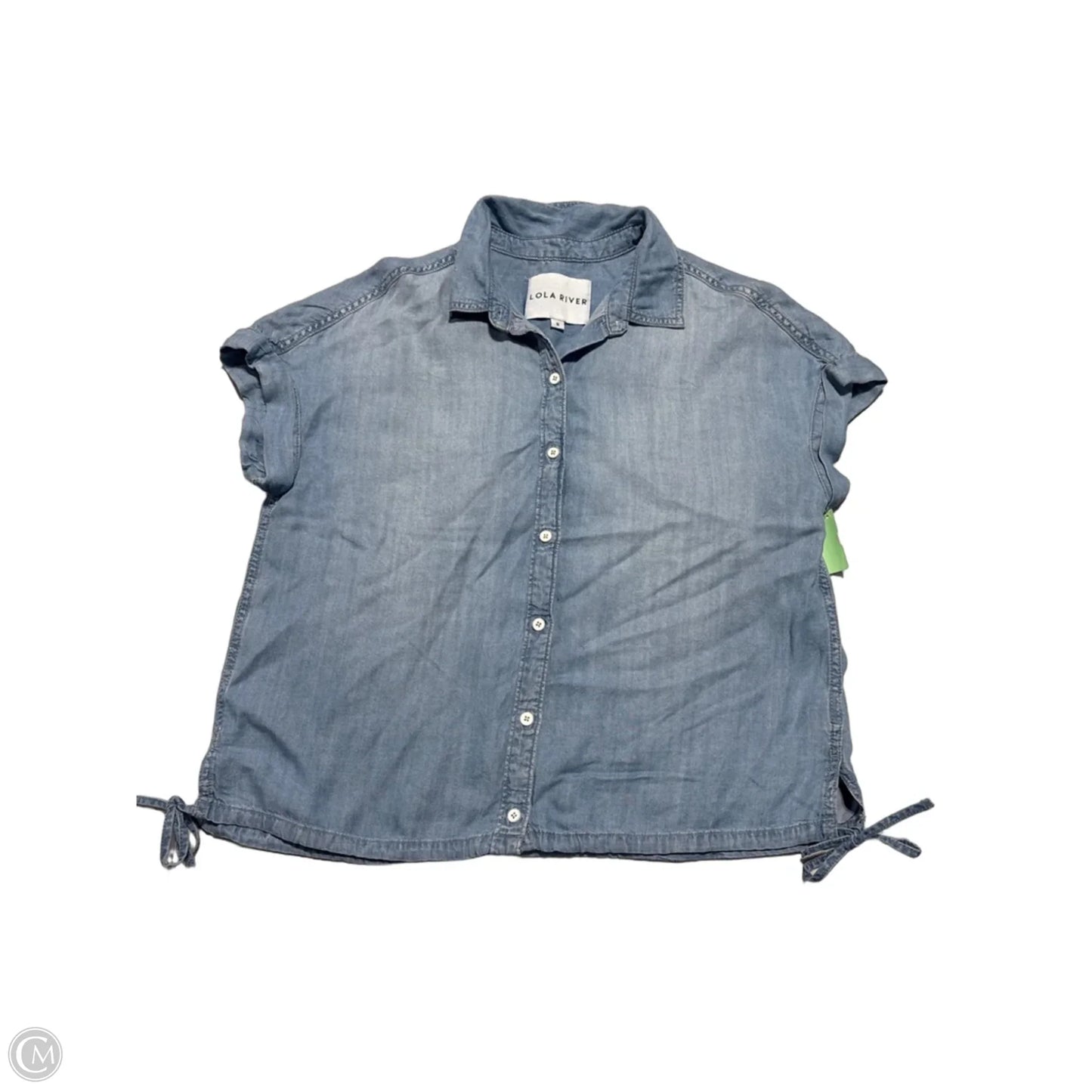 Top Short Sleeve By Lola River In Blue, Size: S