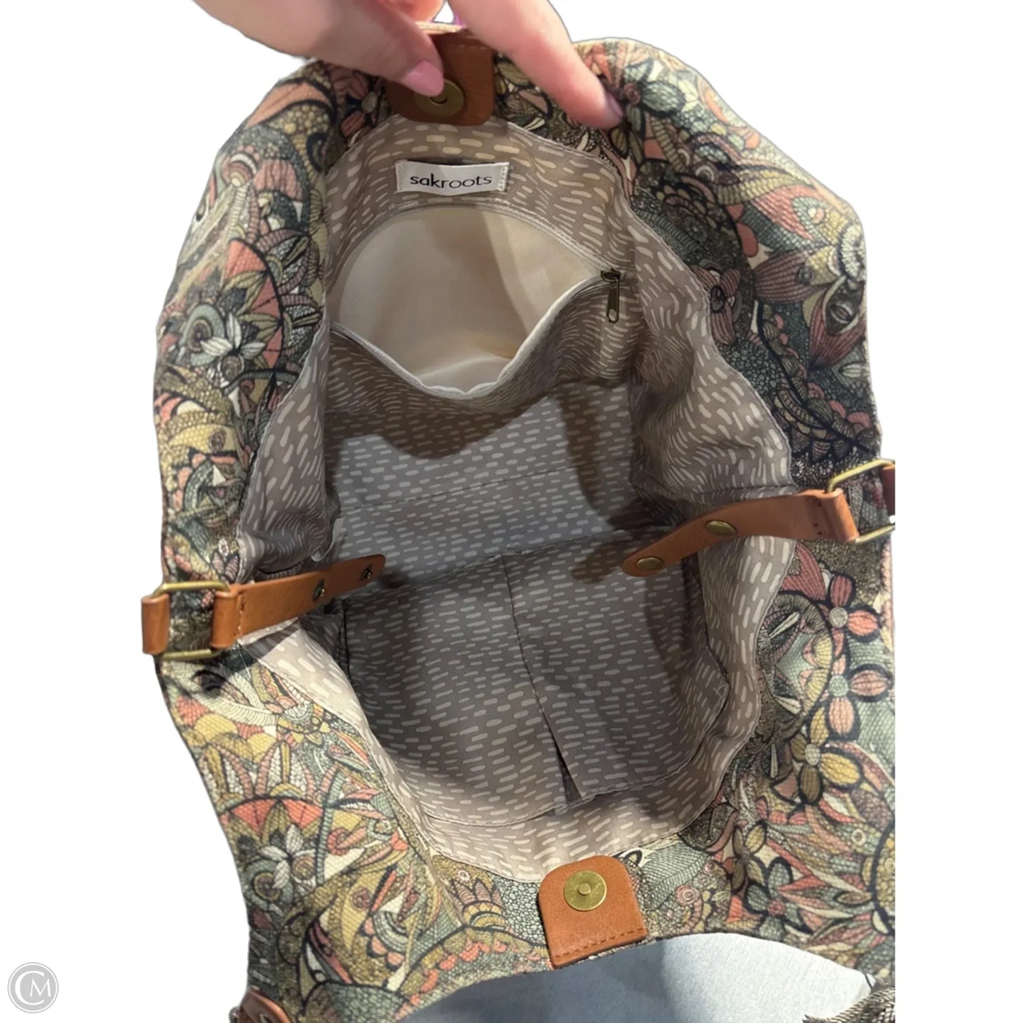 Handbag By Sakroots, Size: Medium