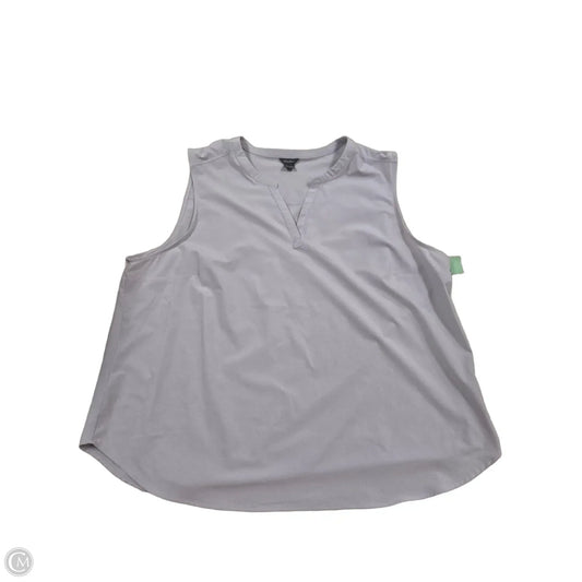 Athletic Tank Top By Eddie Bauer In Purple, Size: 2x