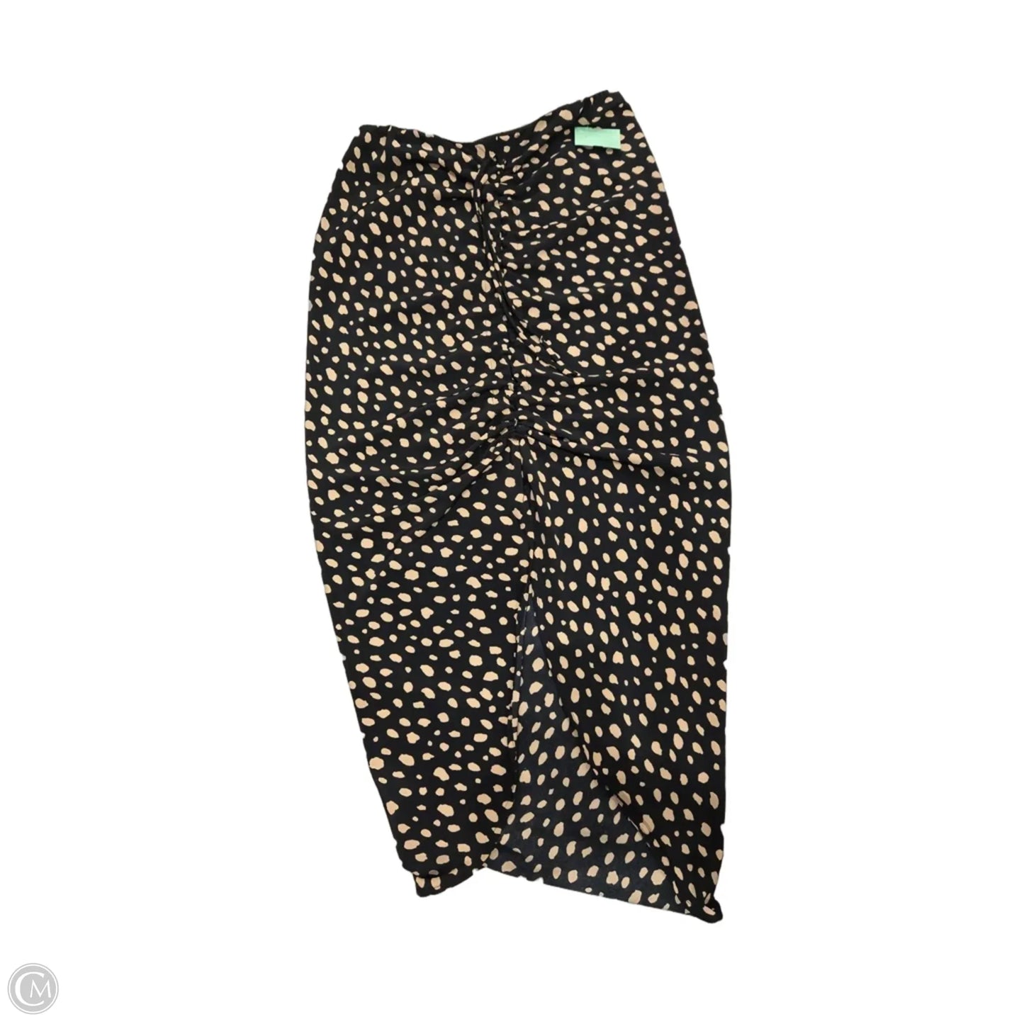 Skirt Maxi By Miou Muse In Black & Brown, Size: M