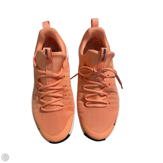 Shoes Sneakers By Nike In Orange, Size: 10.5