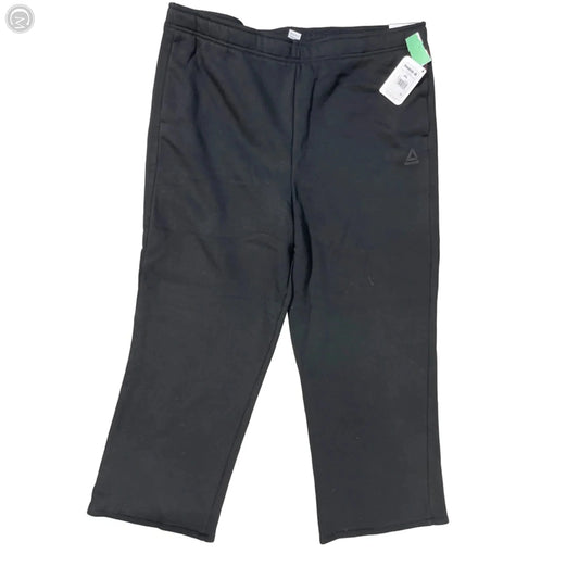 Pants Lounge By Reebok In Black, Size: Xxl