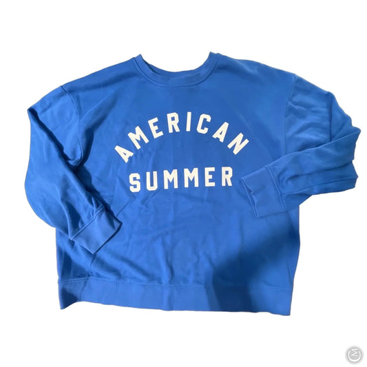 Top Long Sleeve By Universal Thread In Blue, Size: Xxl