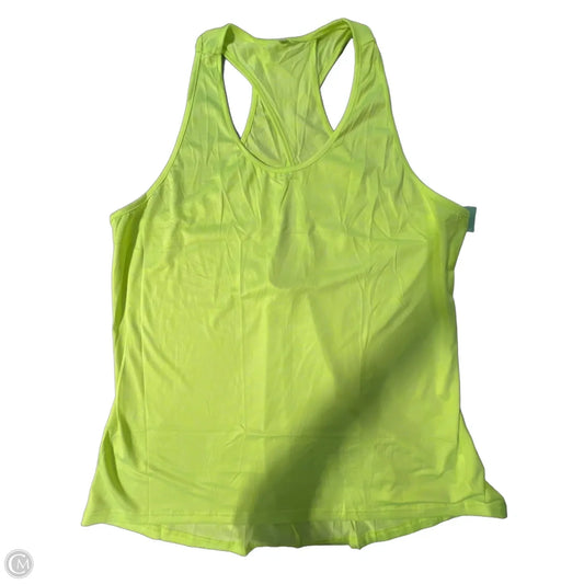 Athletic Tank Top By Cme In Yellow, Size: Xxl