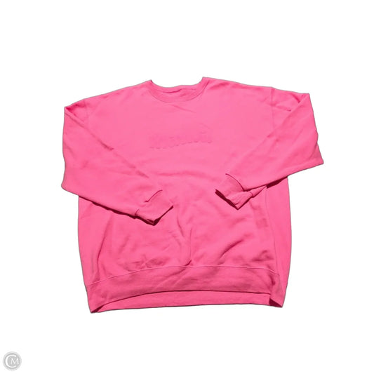 Top Long Sleeve By Cme In Pink, Size: 2x