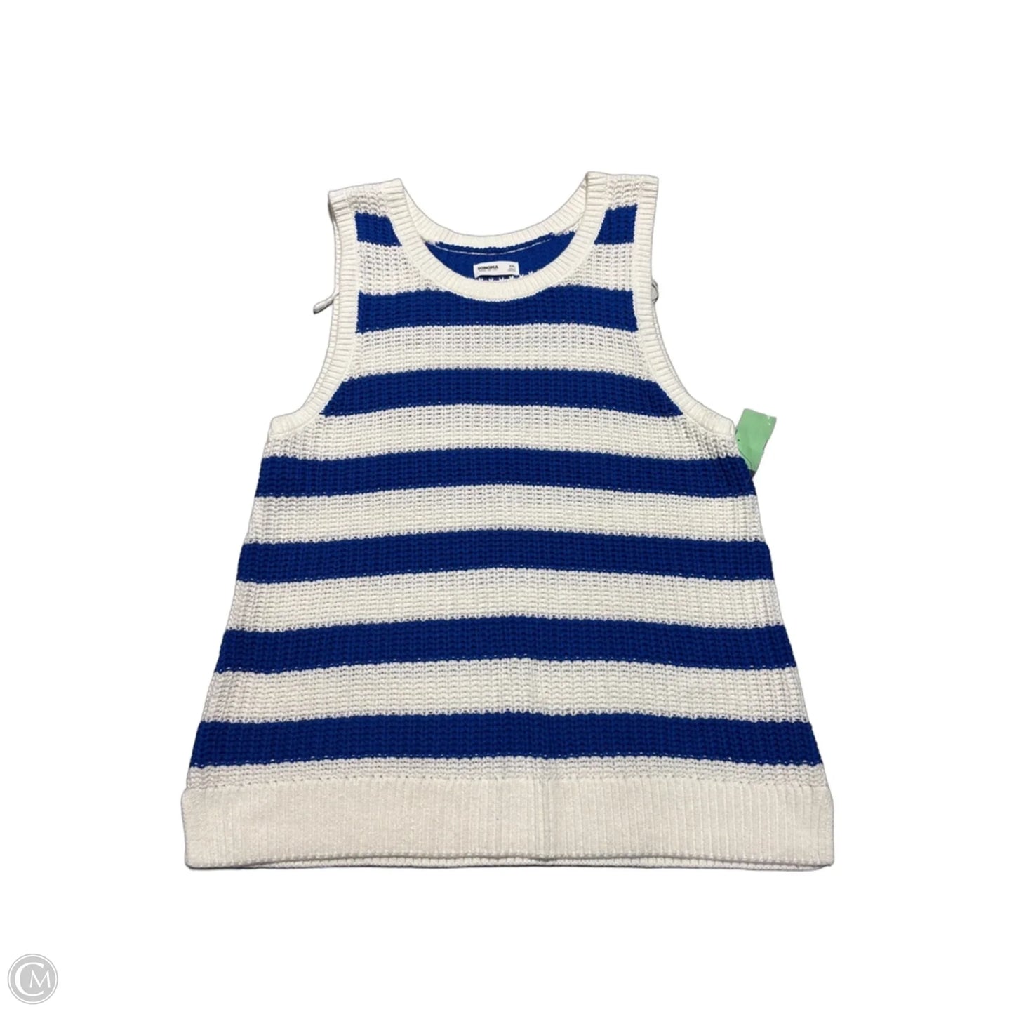 Tank Top By Sonoma In Blue & White, Size: Xxl