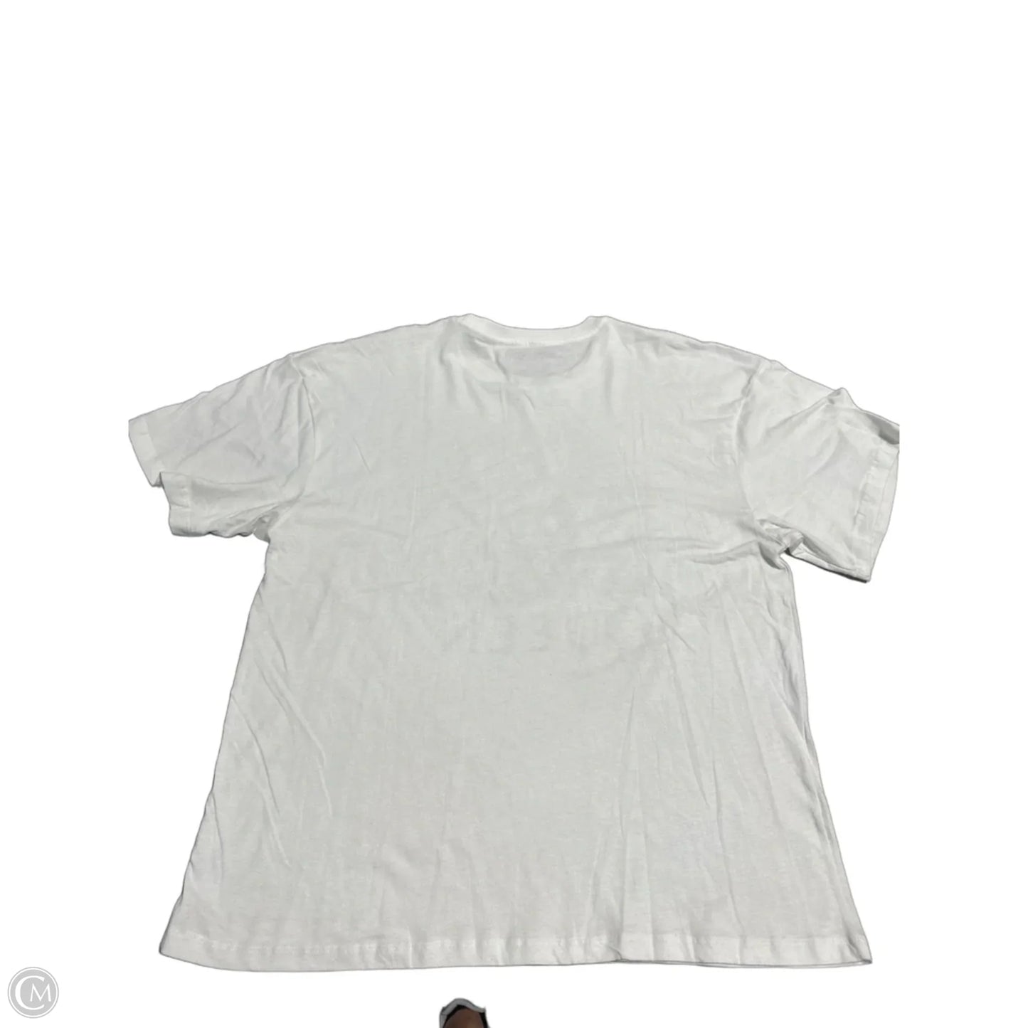 Top Short Sleeve By Cmc In White, Size: Xl