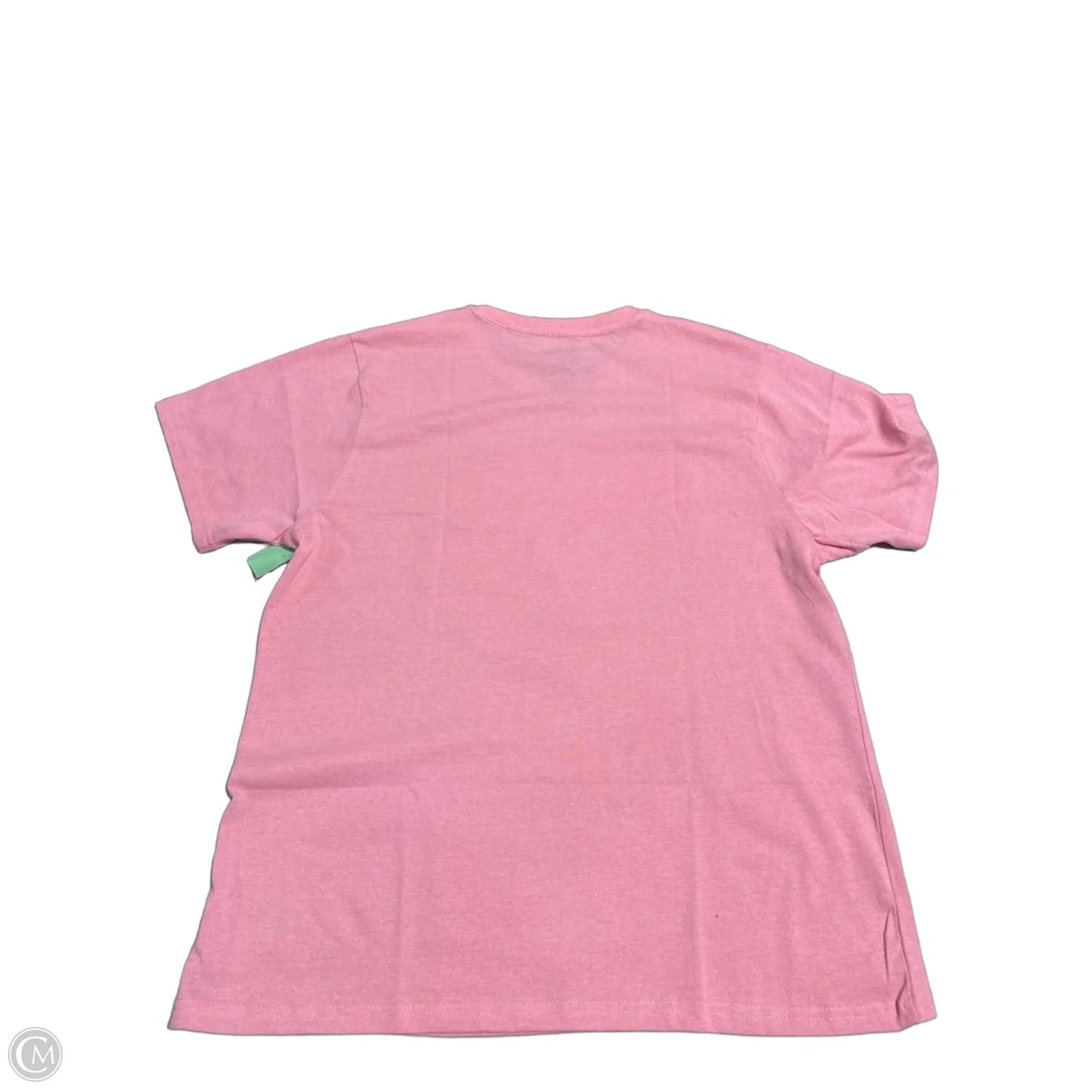 Top Short Sleeve By Cme In Pink, Size: Xl