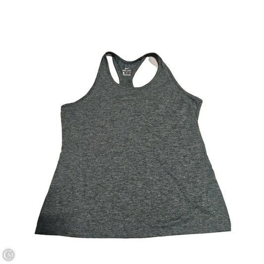 Athletic Tank Top By Nike In Black, Size: Xl