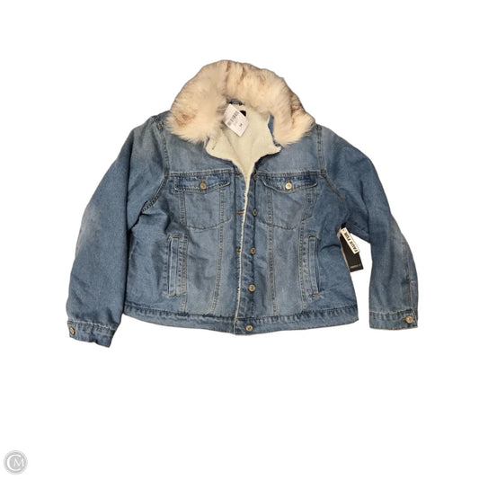 Jacket Denim By Forever 21 In Blue Denim, Size: 3x