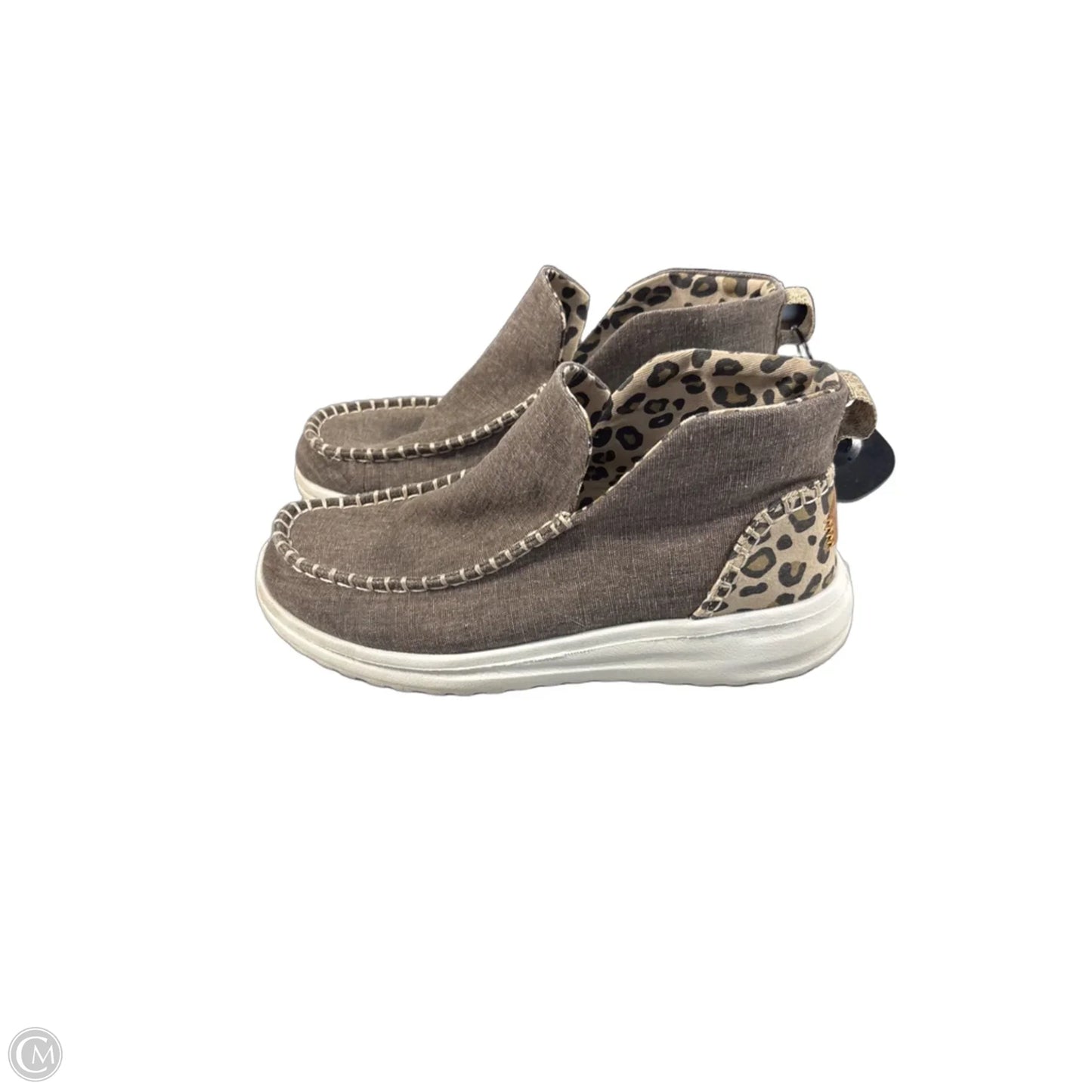 Shoes Flats By Hey Dude In Brown, Size: 7