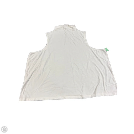 Tank Top By Athleta In White, Size: 3x