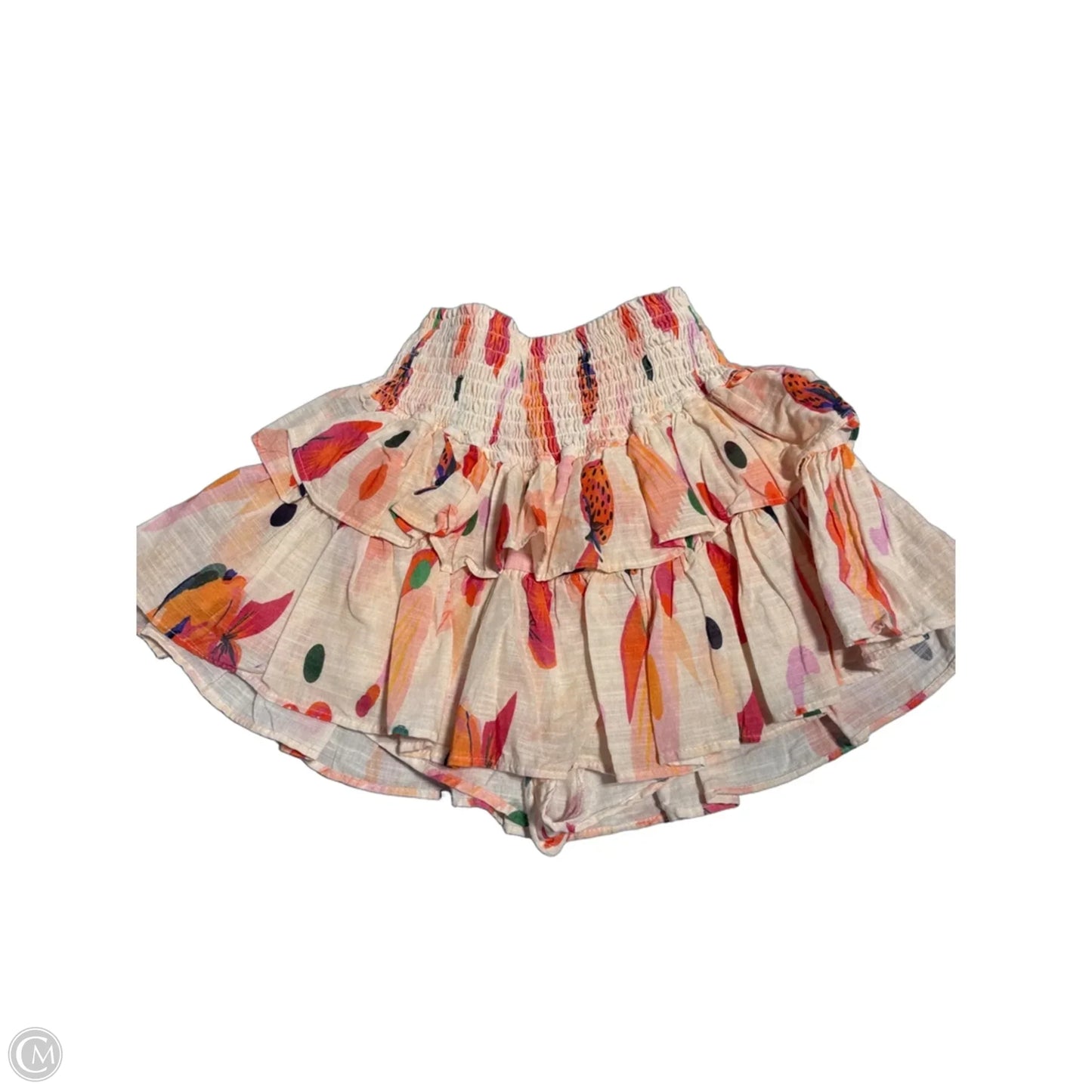 Top Short Sleeve By Cmc In Floral Print, Size: S