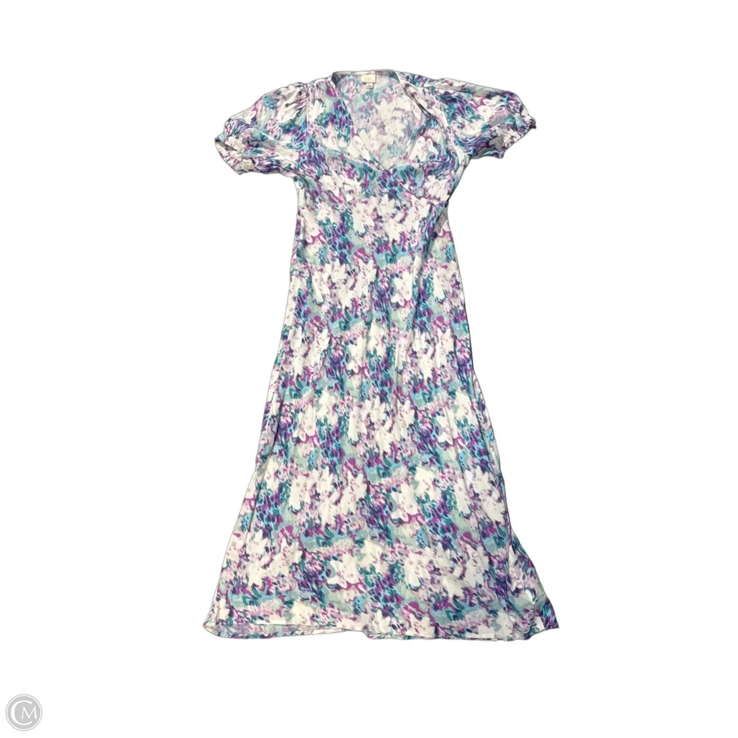 Dress Casual Maxi By A New Day In Blue & Purple, Size: M
