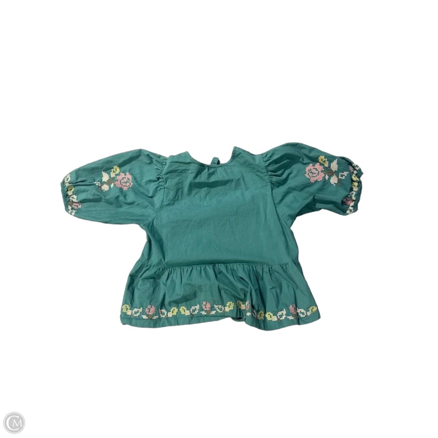 Top Short Sleeve By Mable In Green, Size: M