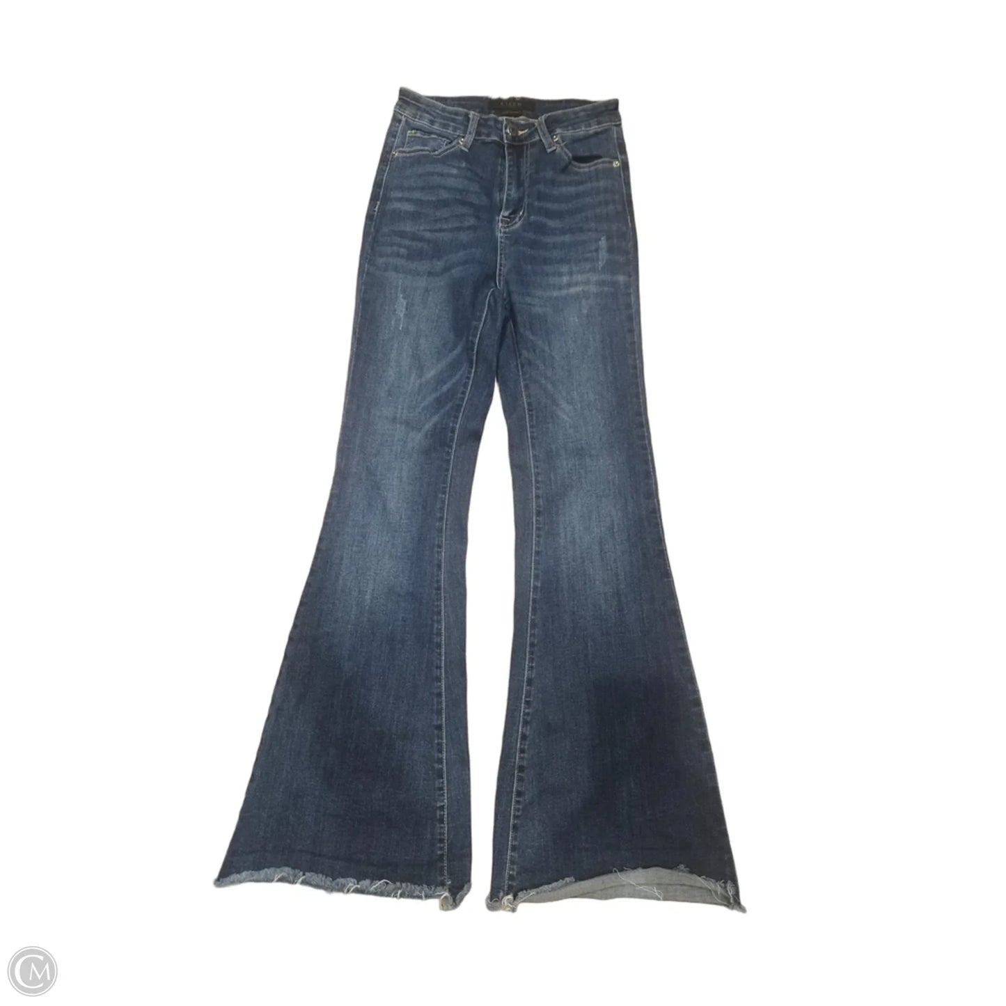 Jeans Flared By Risen In Blue Denim, Size: 2