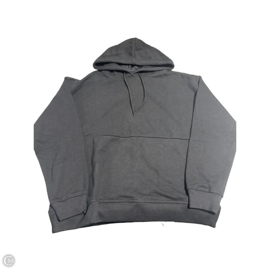 Sweatshirt Hoodie By Fabletics In Black, Size: M
