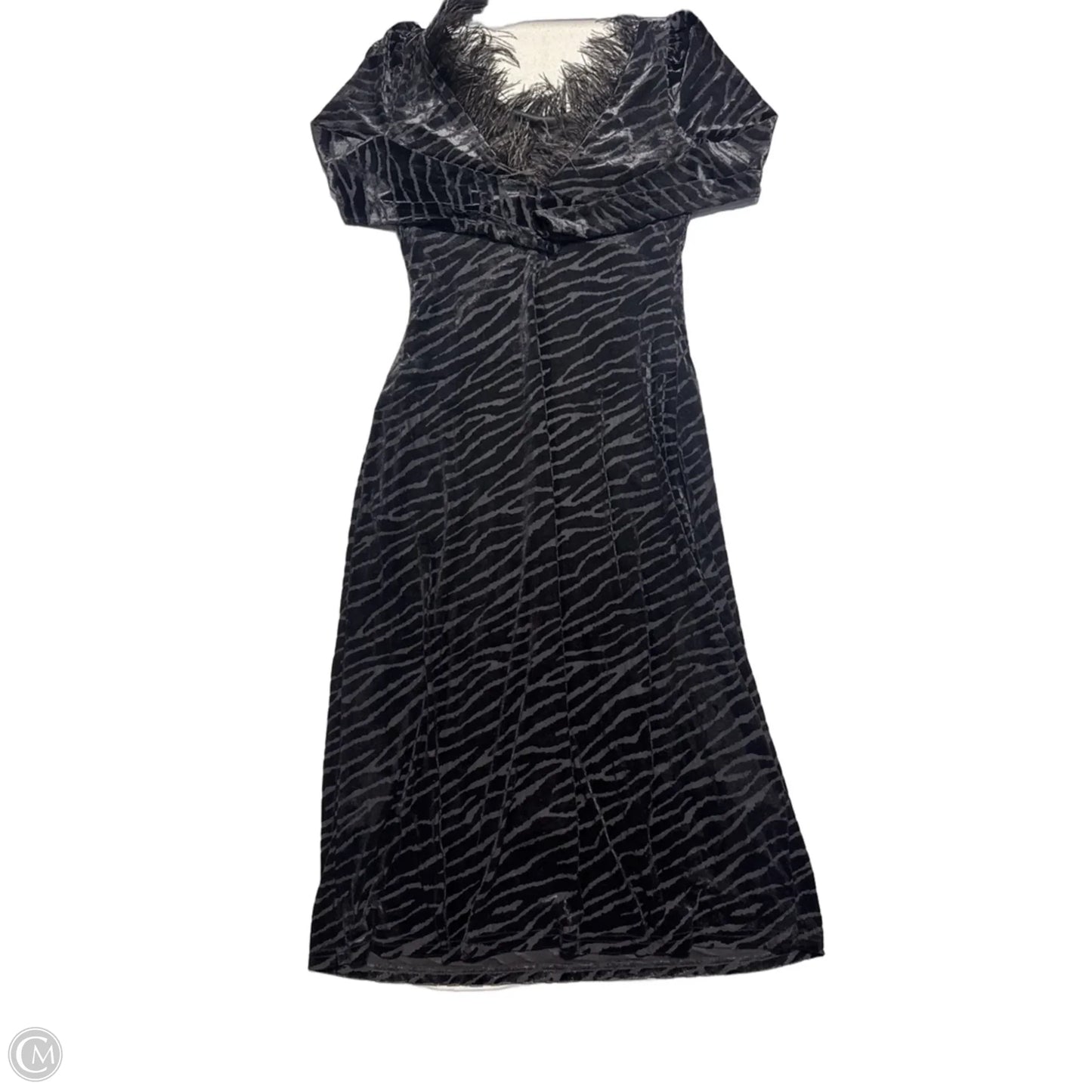 Dress Casual Midi By Cmc In Black, Size: S