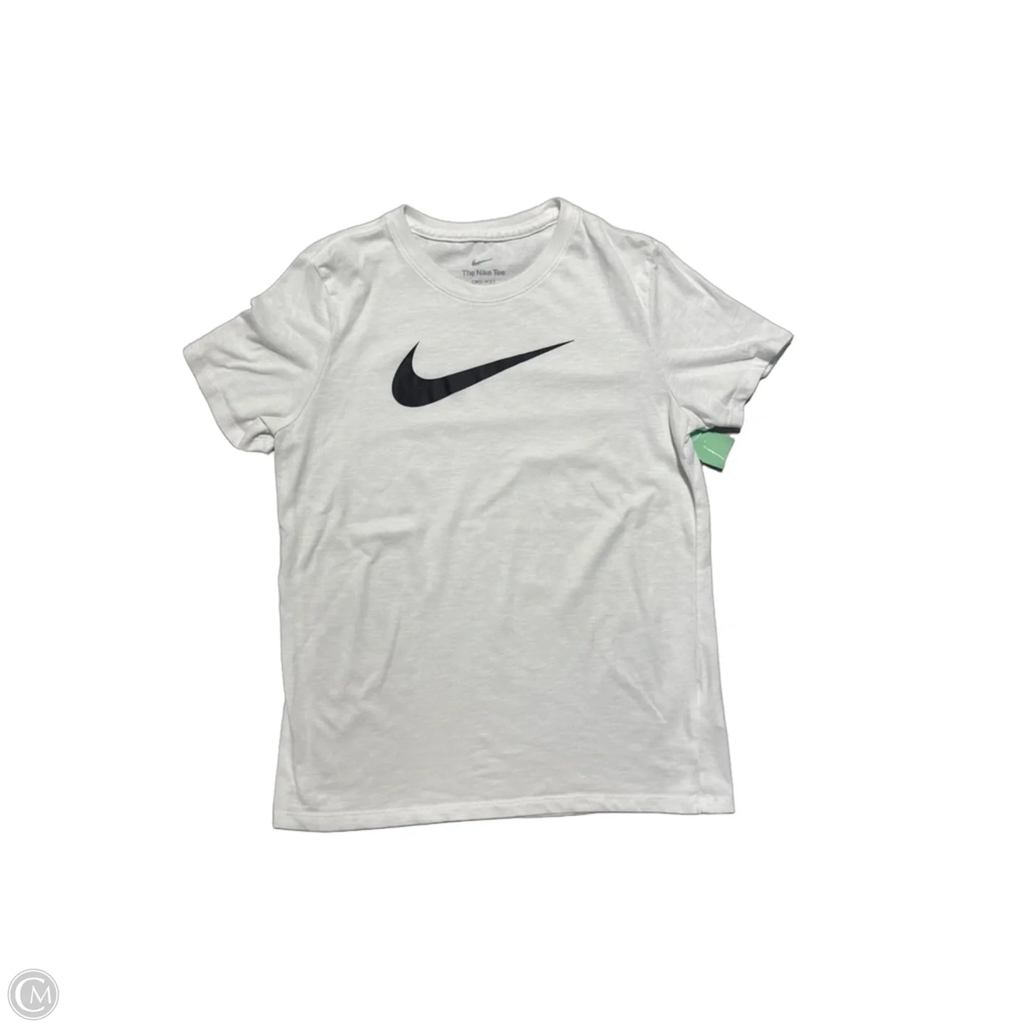 Top Short Sleeve By Nike In White, Size: S