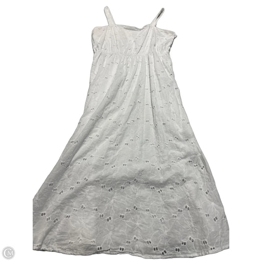 Dress Casual Midi By Gilli In White, Size: L