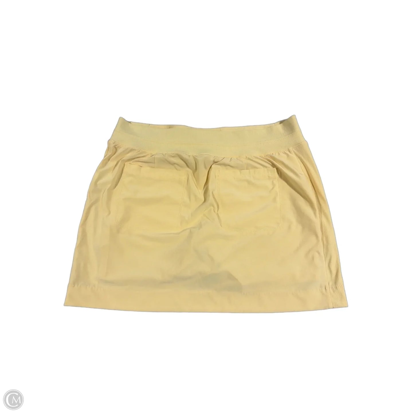 Athletic Skort By Athleta In Yellow, Size: L
