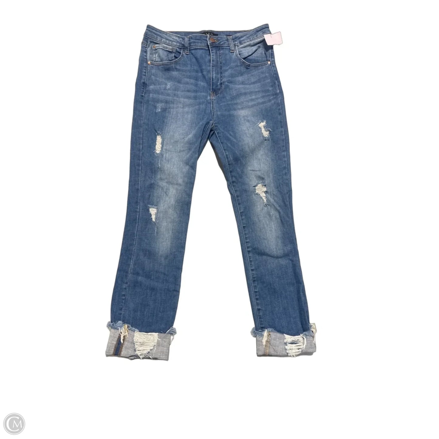 Jeans Straight By Risen In Blue Denim, Size: 10