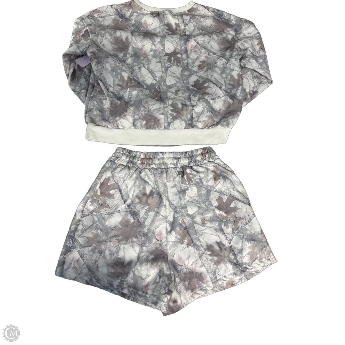 Top 2pc Long Sleeve By Cmf In Camouflage Print, Size: Xs