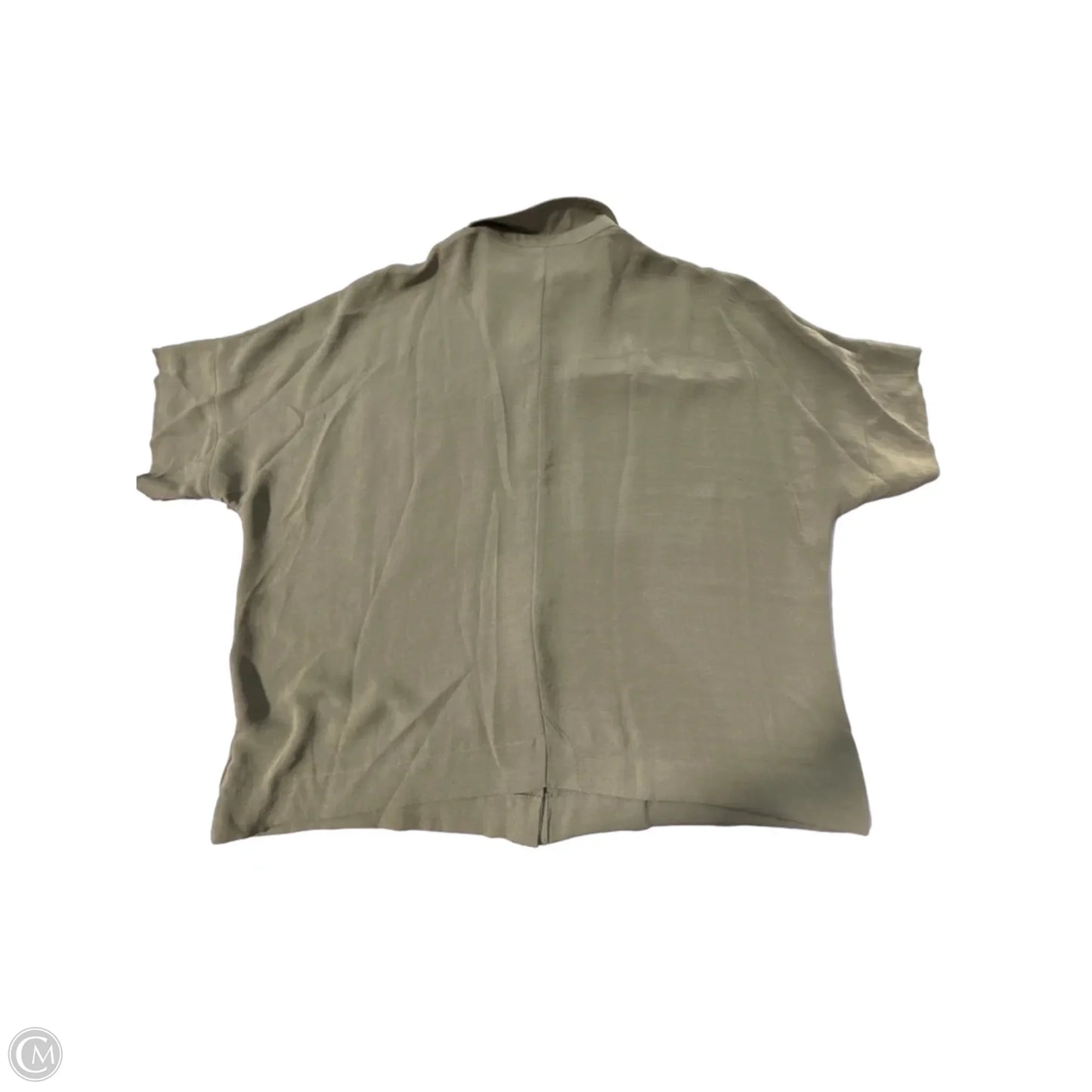 Top Short Sleeve By Primark In Green, Size: L
