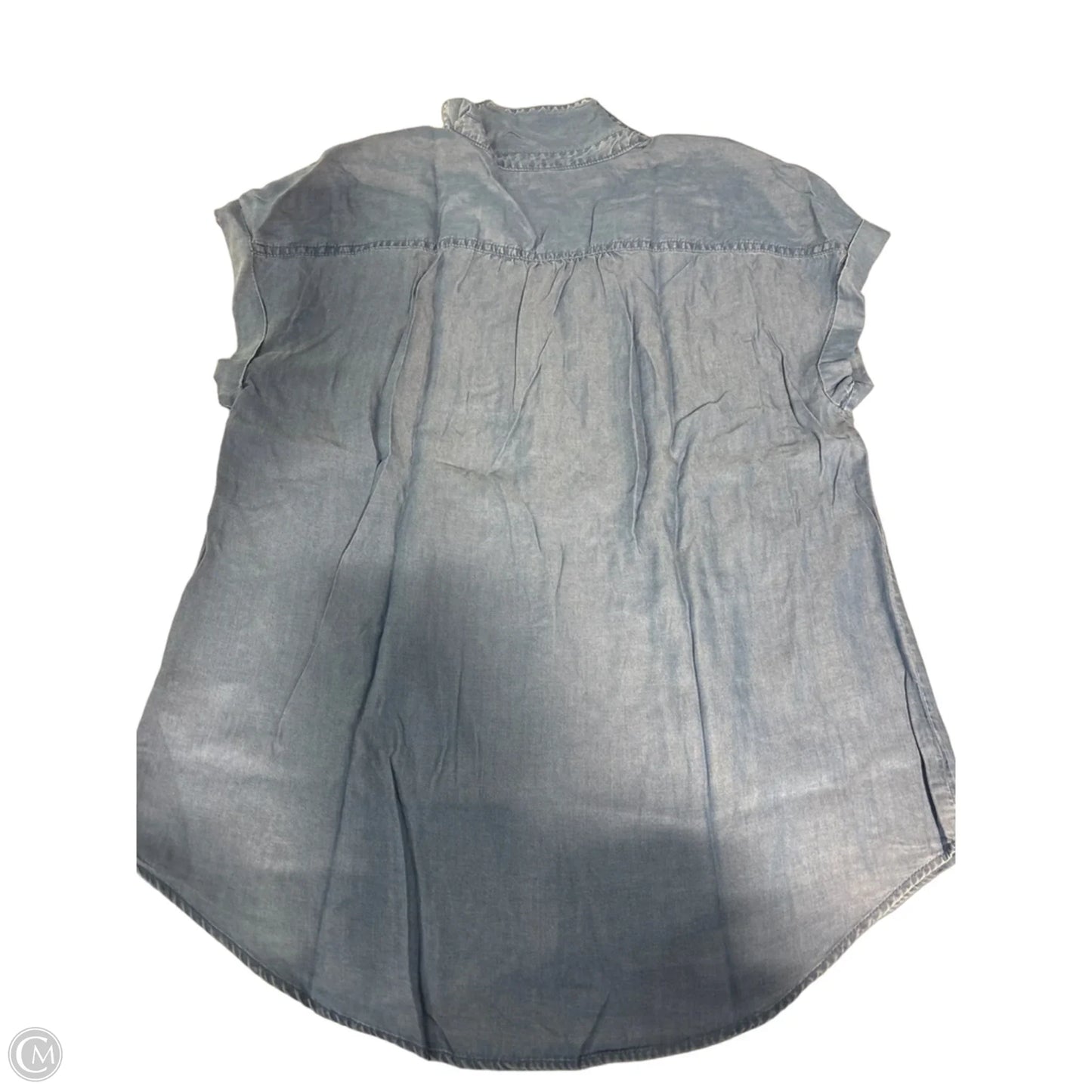 Top Short Sleeve By Style And Co Collection Women In Blue, Size: L