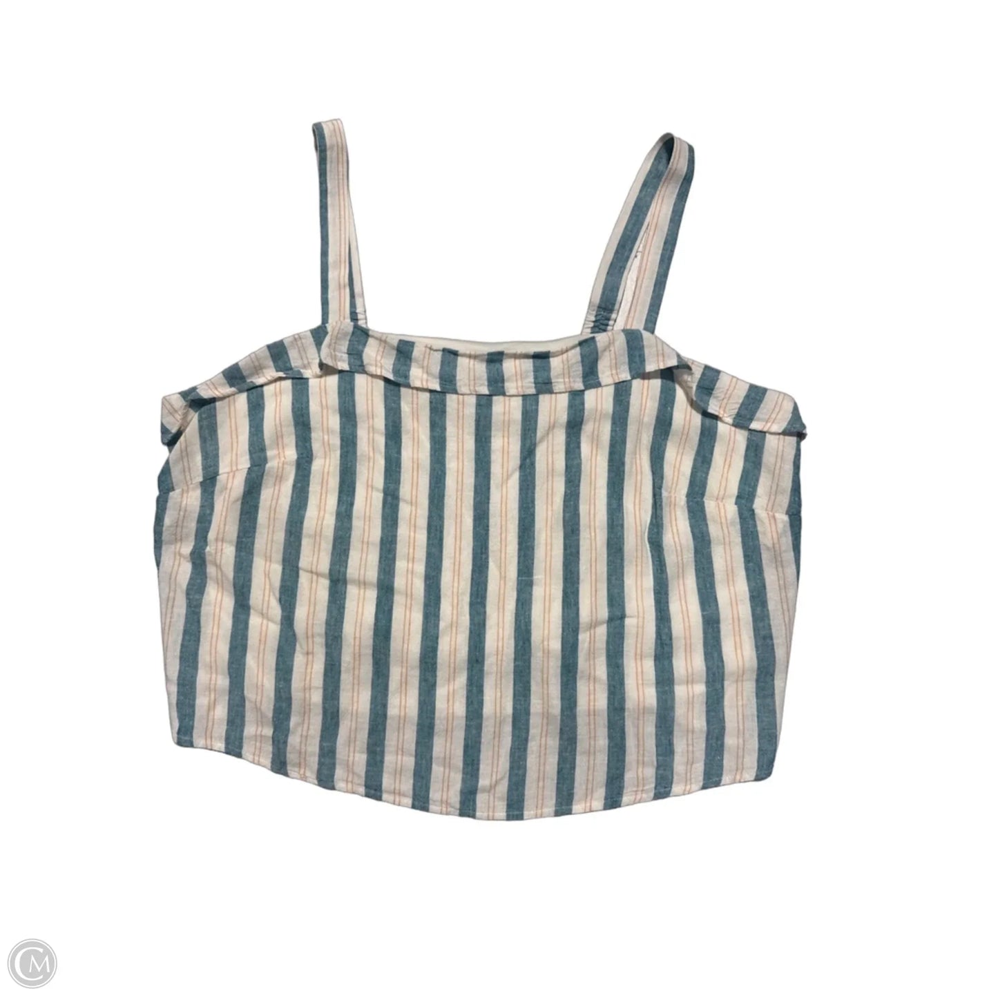 Tank Top By Torrid In Blue & White, Size: 1x