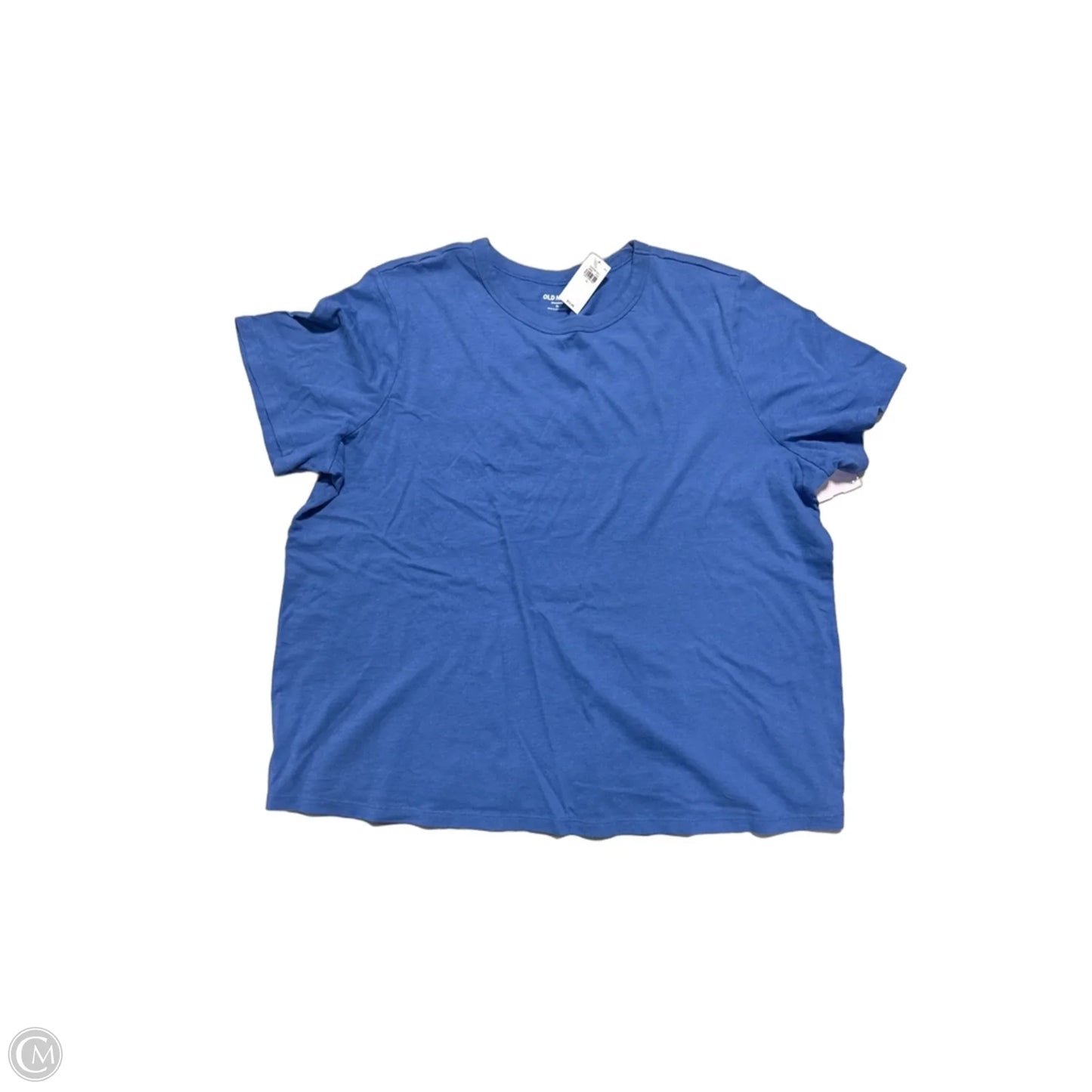 Top Short Sleeve Basic By Old Navy In Blue, Size: Xl