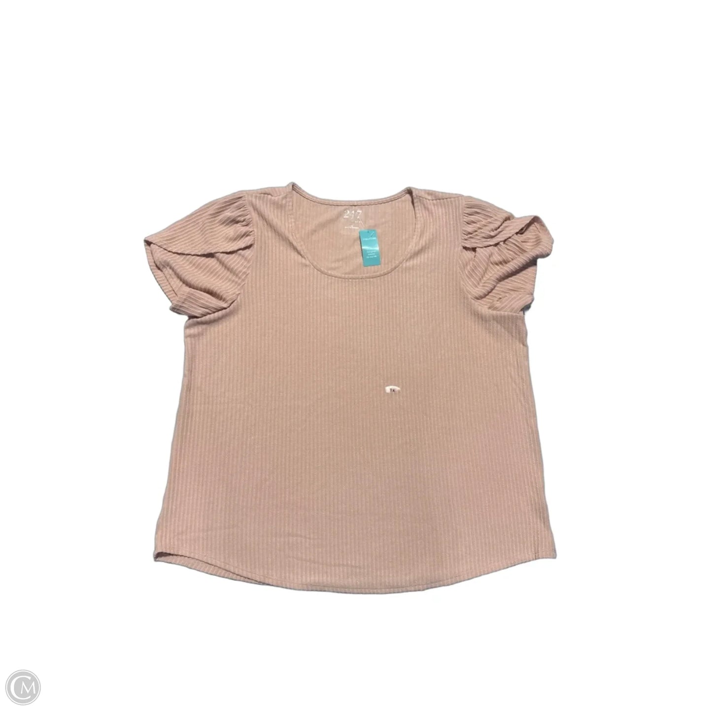 Top Short Sleeve By Maurices In Pink, Size: 1x