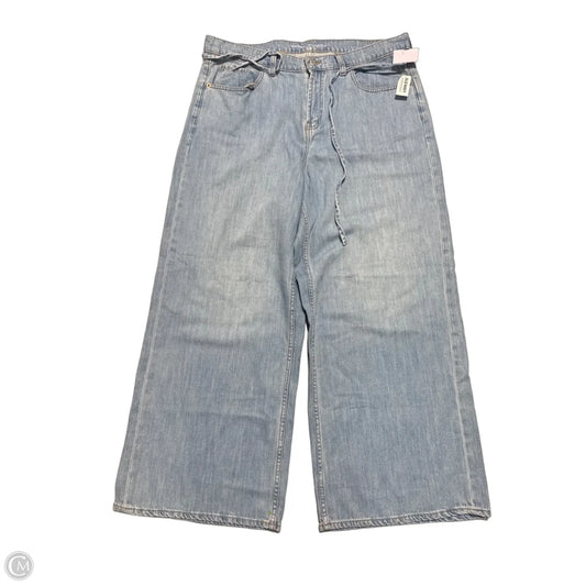 Jeans Wide Leg By Old Navy In Blue Denim, Size: 16