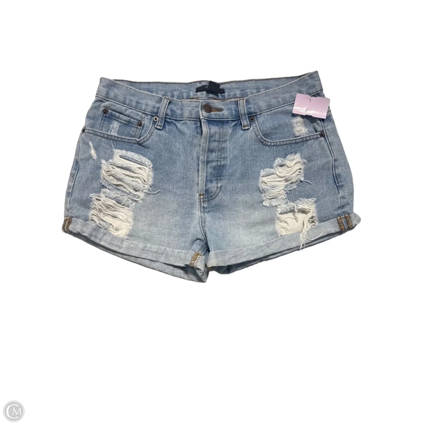 Shorts By Forever 21 In Blue Denim, Size: 8