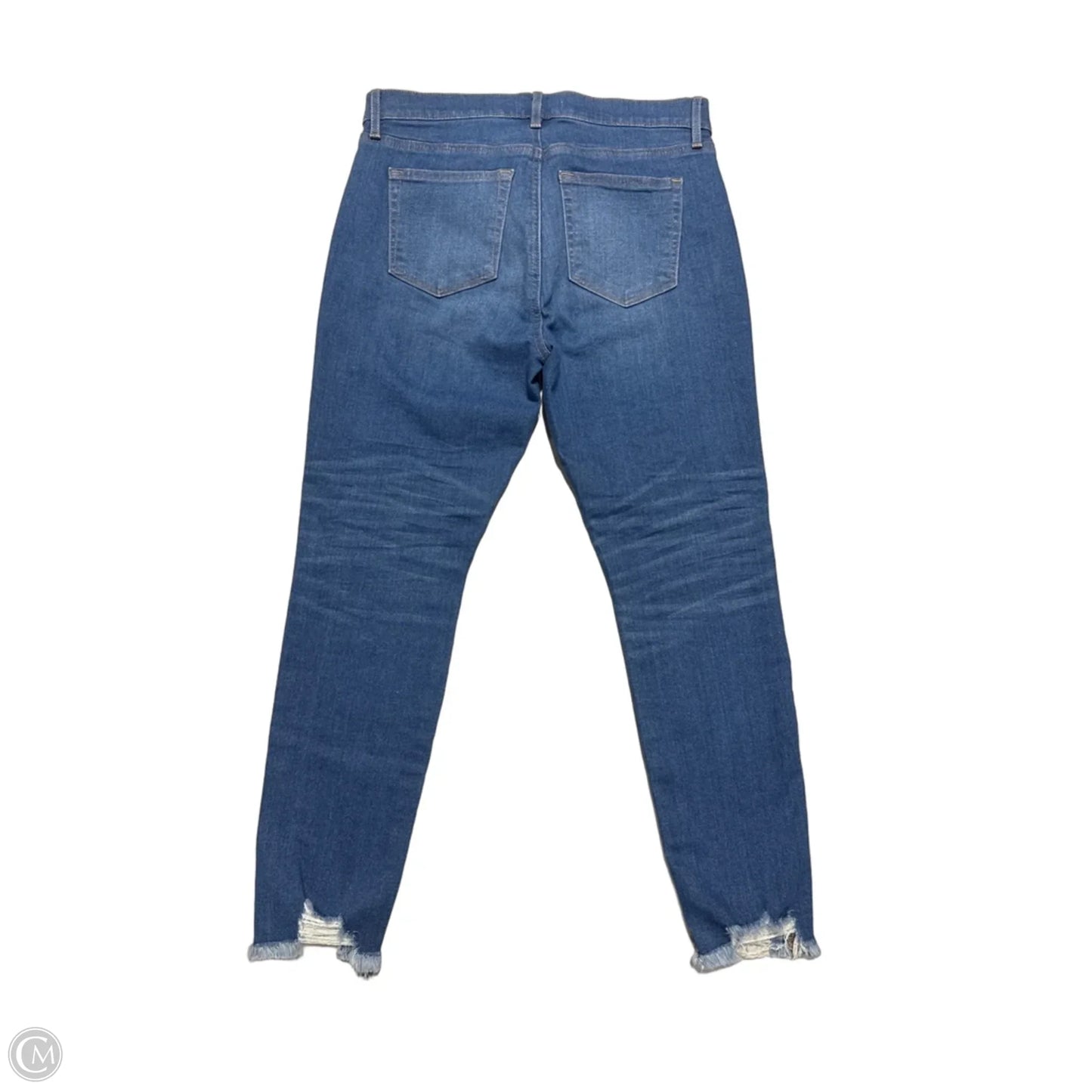 Jeans Skinny By Loft In Blue Denim, Size: 10