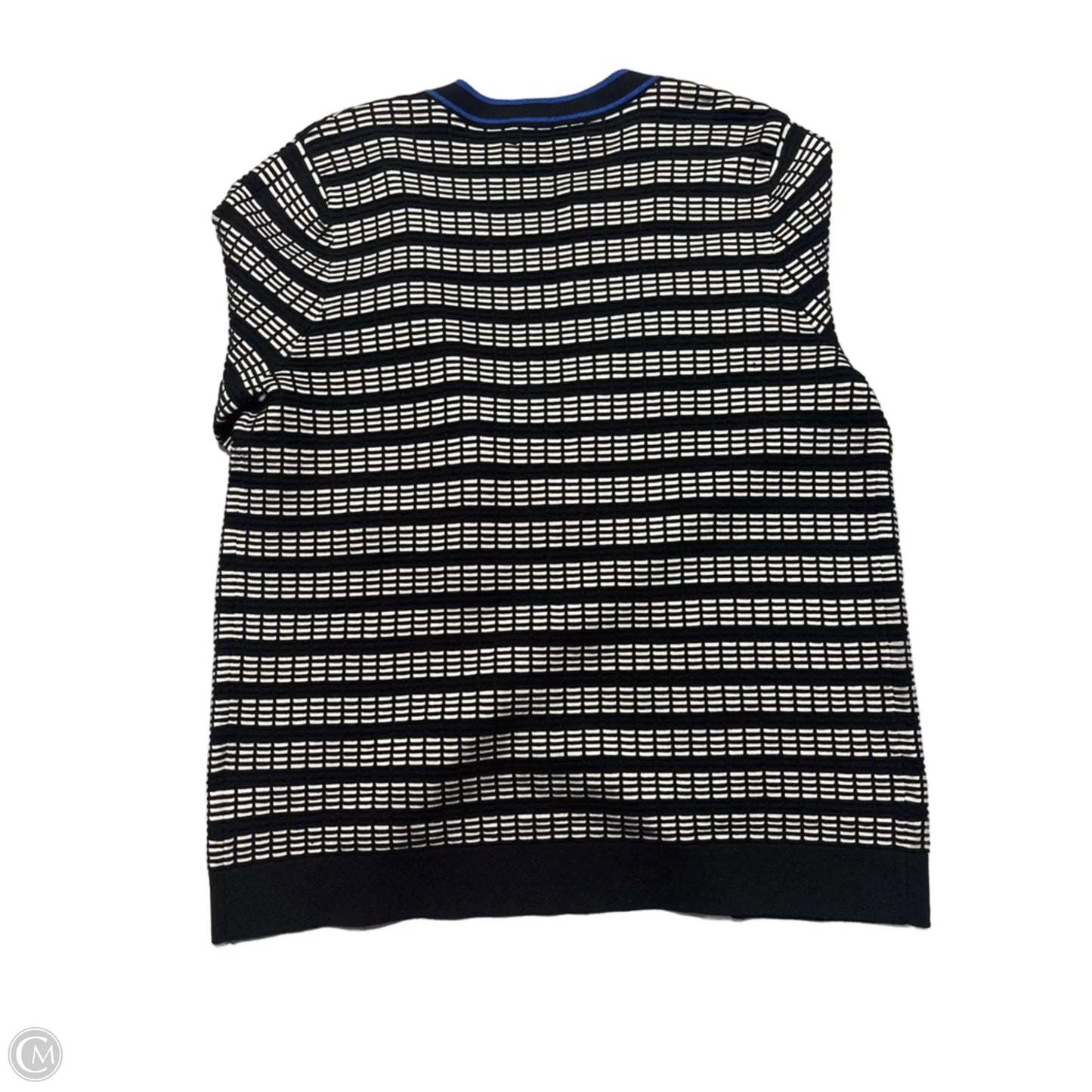 Cardigan By Jones Studio In Black & White, Size: L