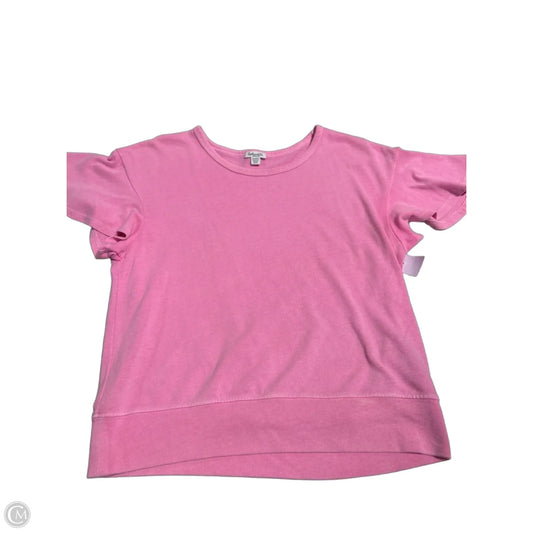 Top Short Sleeve By Splendid In Pink, Size: M
