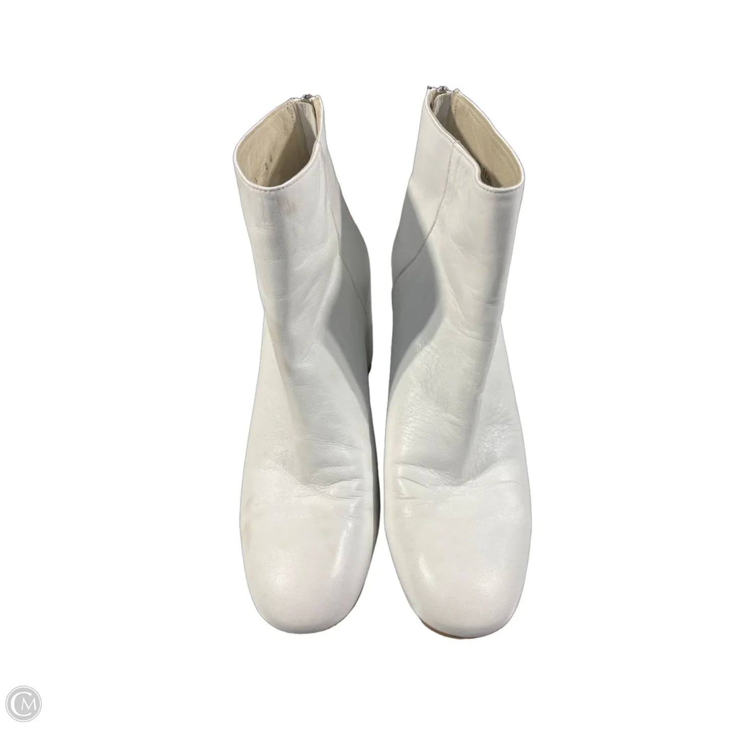 Boots Designer By Stuart Weitzman In White, Size: 8