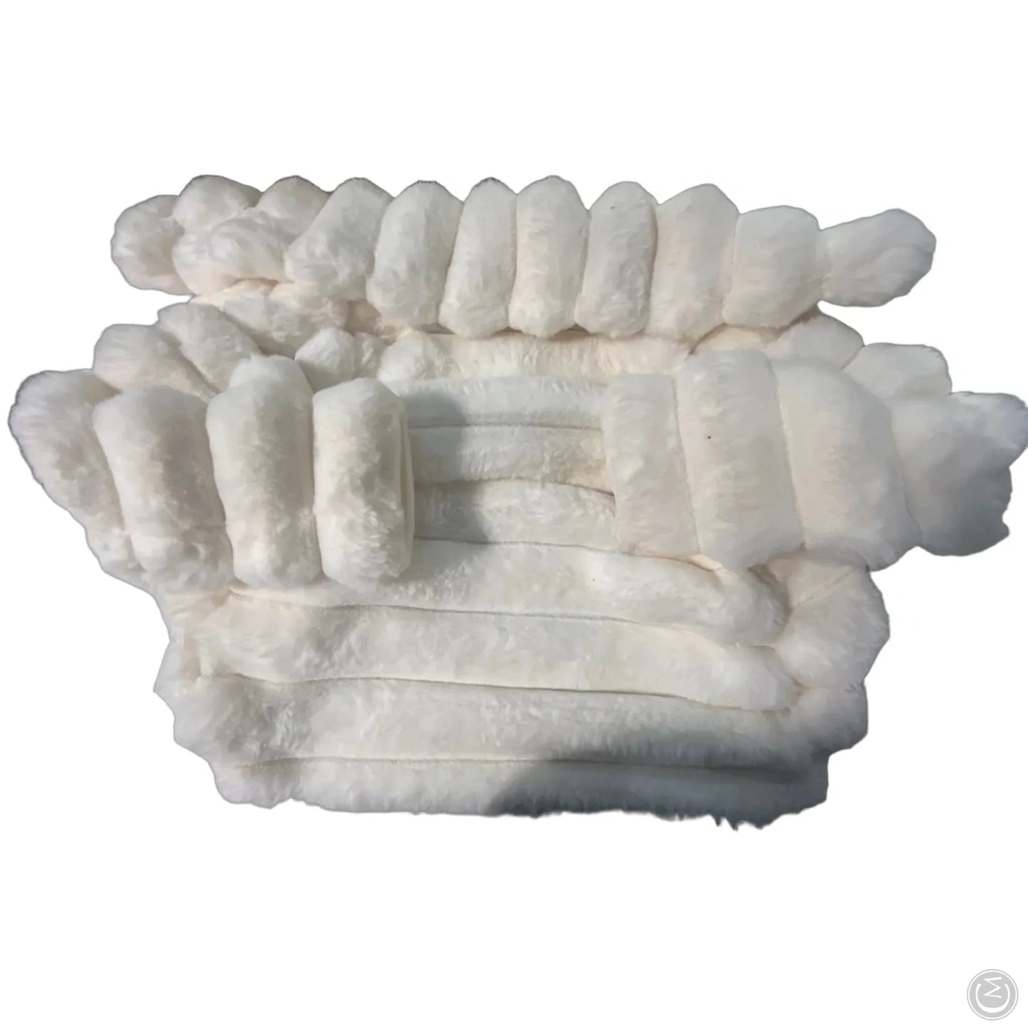 Coat Faux Fur & Sherpa By Shein In White, Size: S
