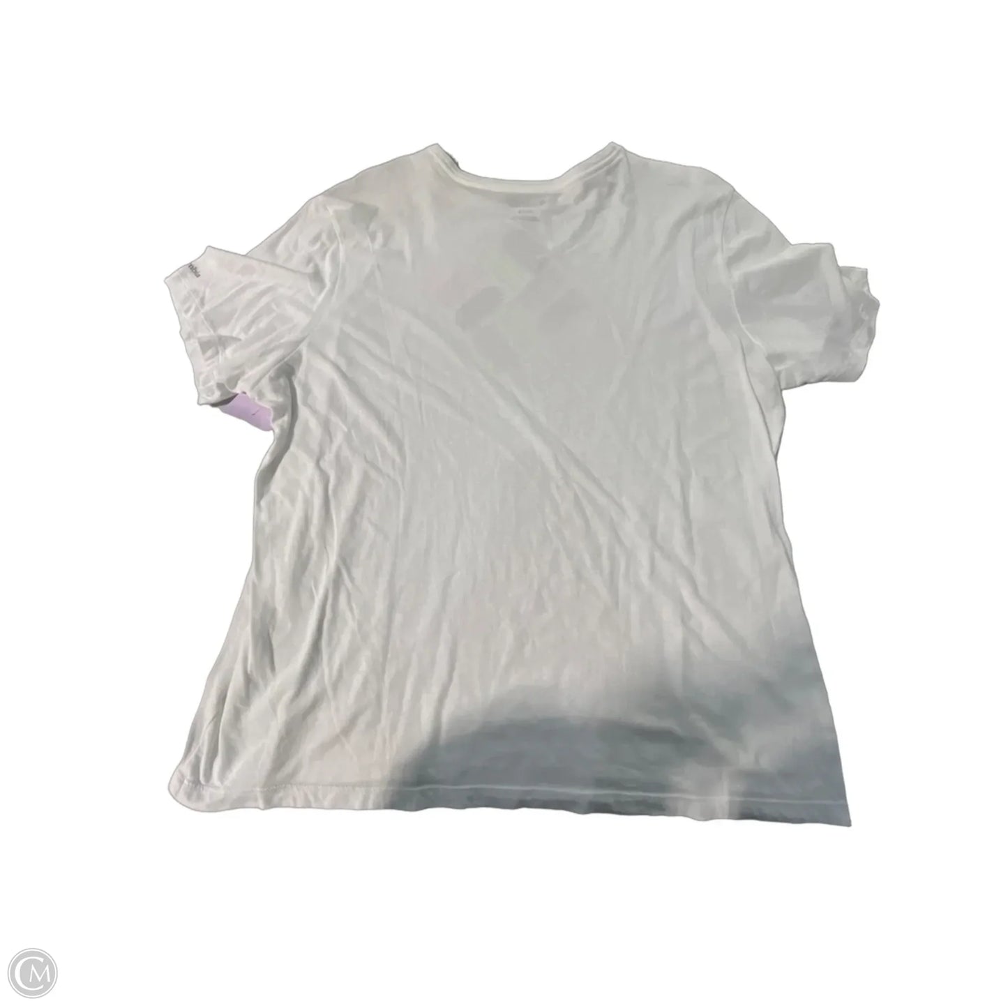 Top Short Sleeve By Columbia In White, Size: Xl
