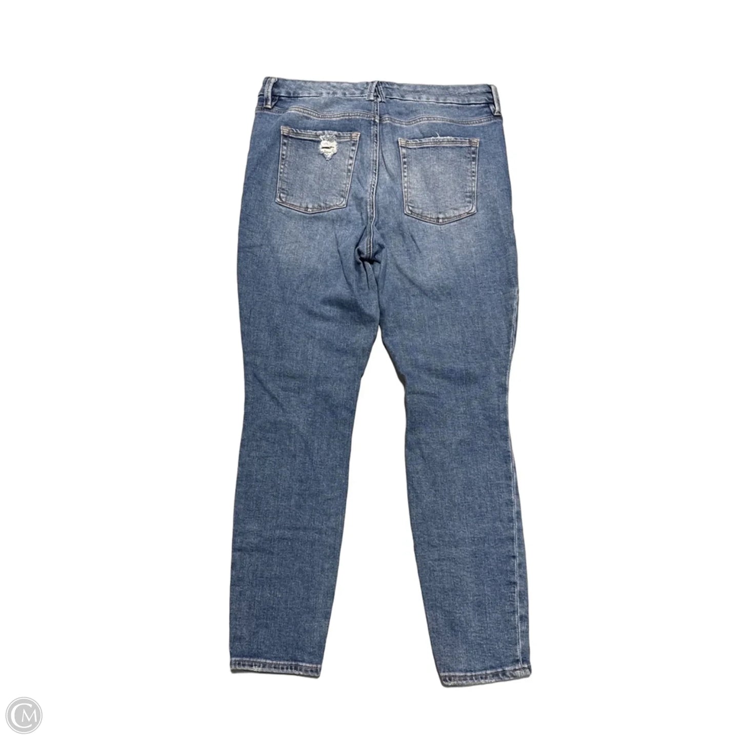 Jeans Straight By Good American In Blue, Size: 14