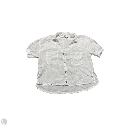 Top Short Sleeve By Pilcro In White, Size: S