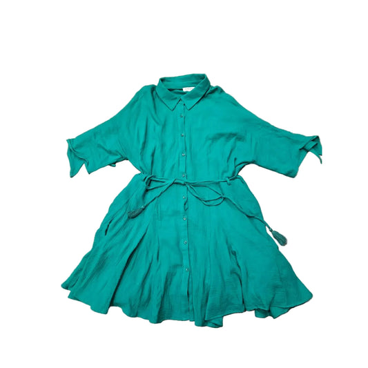 Dress Casual Short By Gilli In Green, Size: 2x