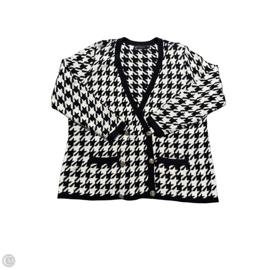 Cardigan By New York And Co In Black & White, Size: 2x