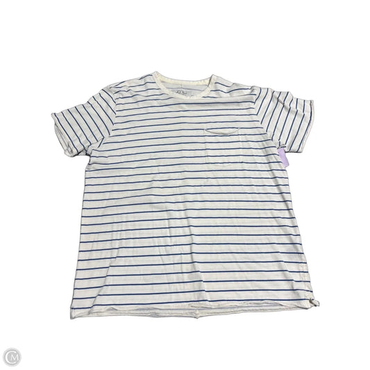 Top Short Sleeve By Rag And Bone In Striped Pattern, Size: L
