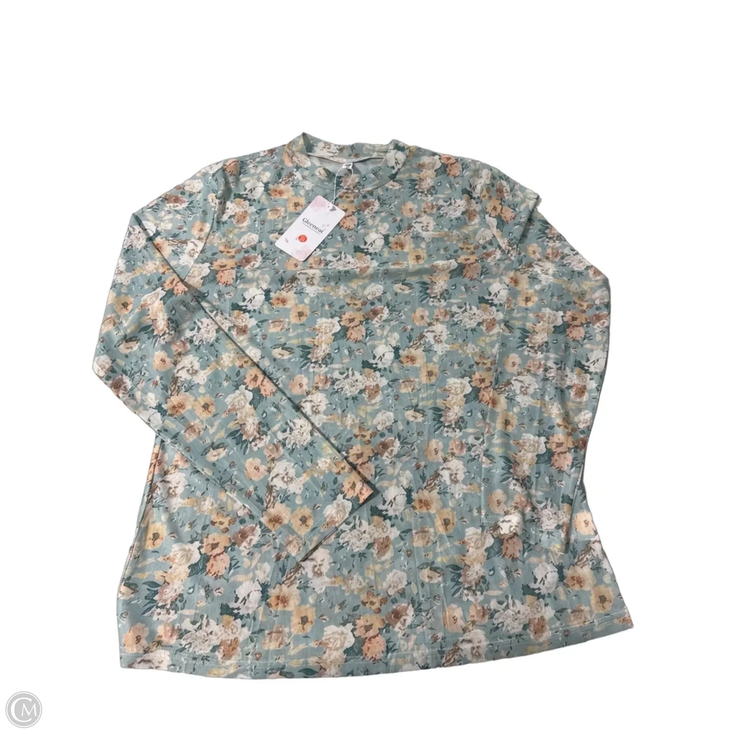 Top Long Sleeve By Cmc In Blue, Size: Xxl