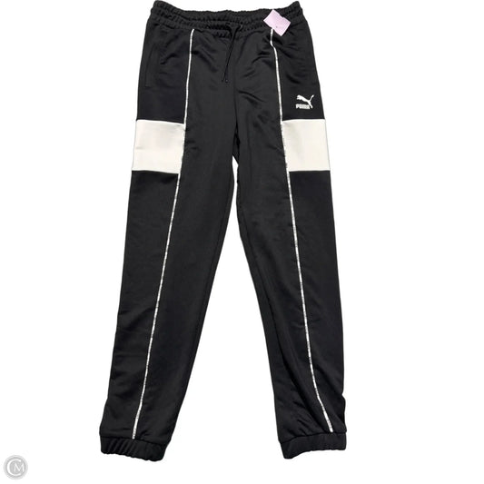 Athletic Pants By Puma In Black & White, Size: S