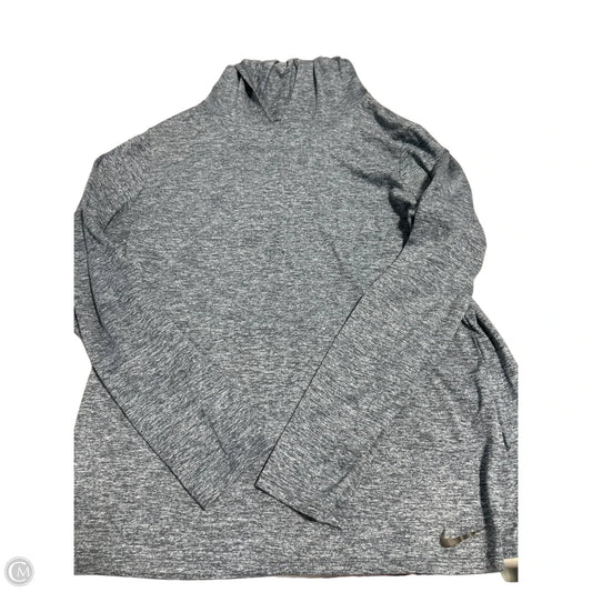 Athletic Top Long Sleeve Hoodie By Nike In Blue, Size: Xl