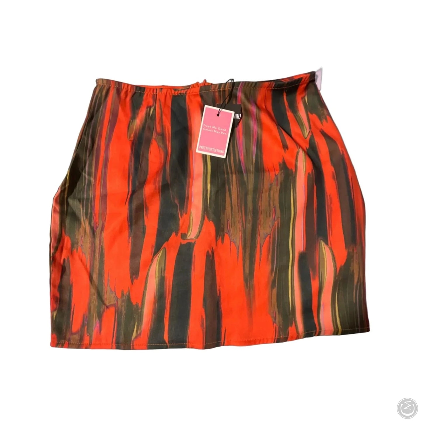 Skirt Mini & Short By Pretty Little Thing In Orange, Size: S