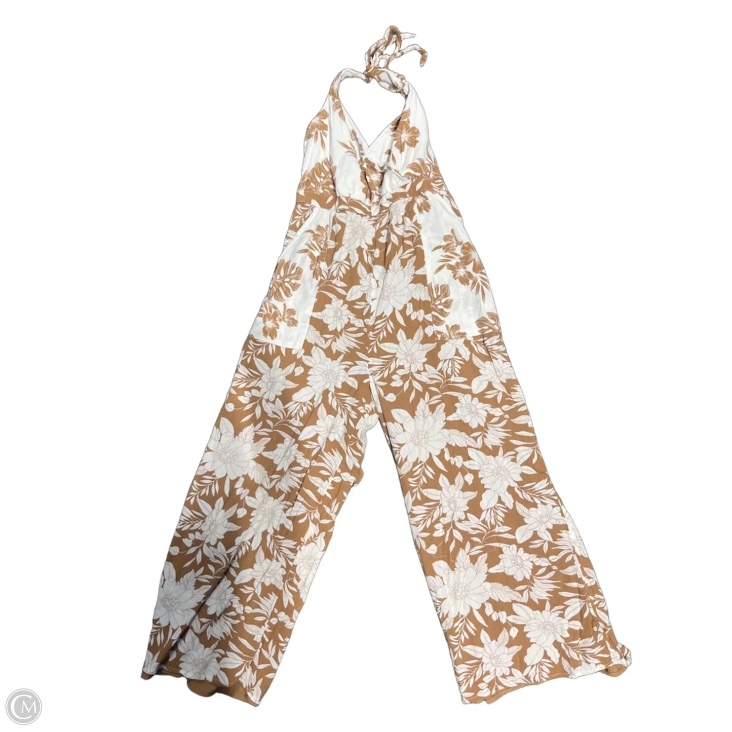 Jumpsuit By American Eagle In Brown & White, Size: M